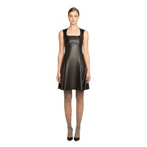 NWT Wolford Jenna Faux Vegan Leather Sleeveless Dress 8